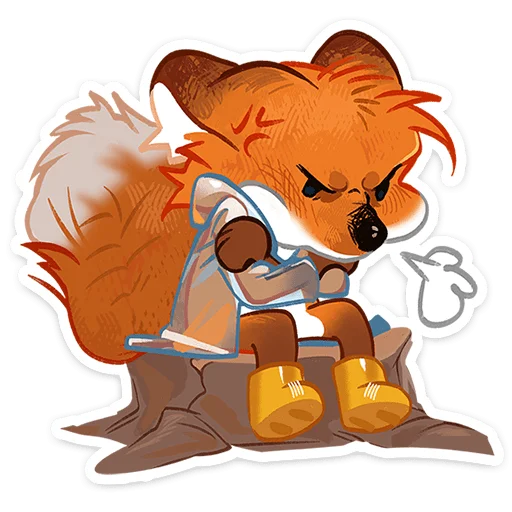  – стикер для Telegram