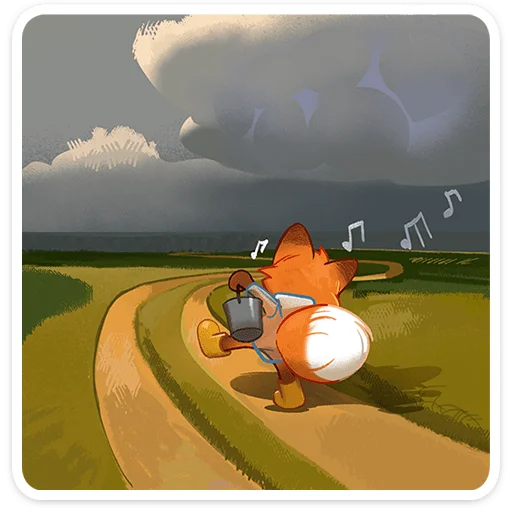  – стикер для Telegram