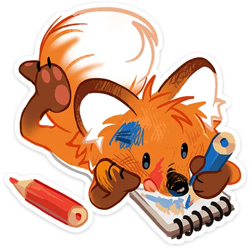  – стикер для Telegram