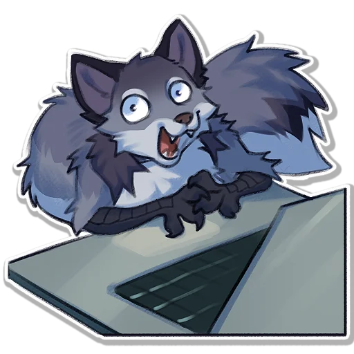  – стикер для Telegram