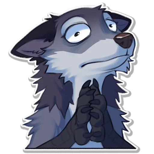  – стикер для Telegram