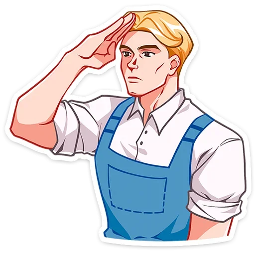  – стикер для Telegram