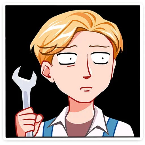  – стикер для Telegram