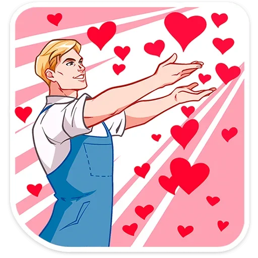  – стикер для Telegram