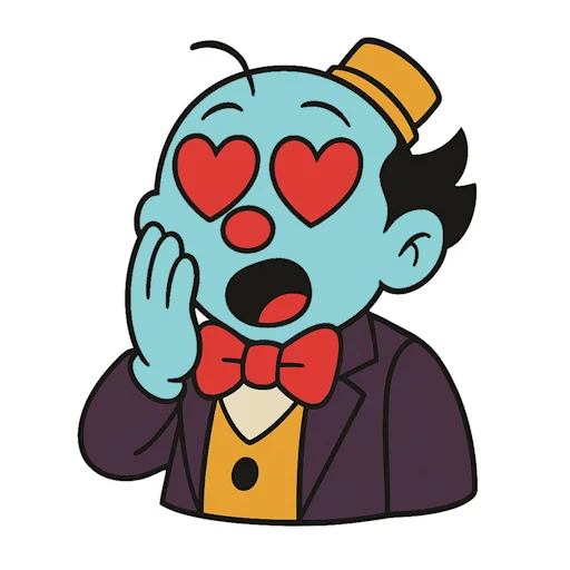  – стикер для Telegram