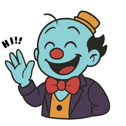  – стикер для Telegram