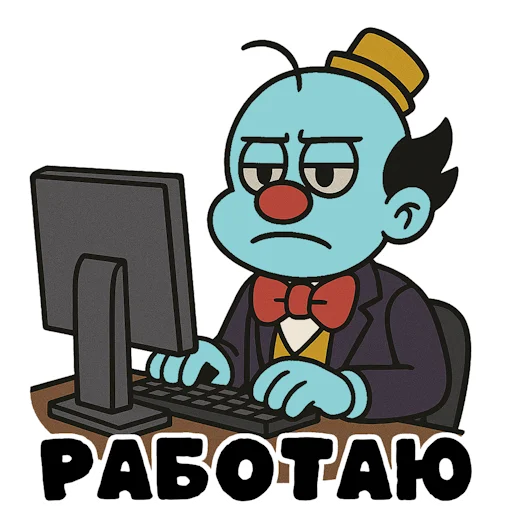 – стикер для Telegram