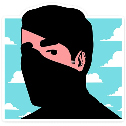  – стикер для Telegram
