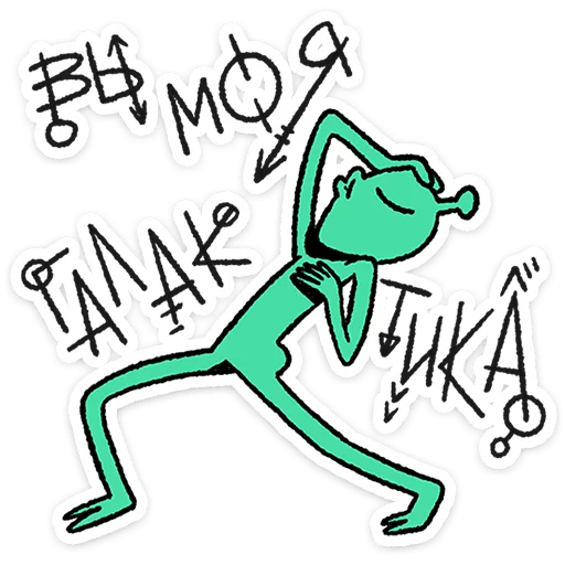  – стикер для Telegram