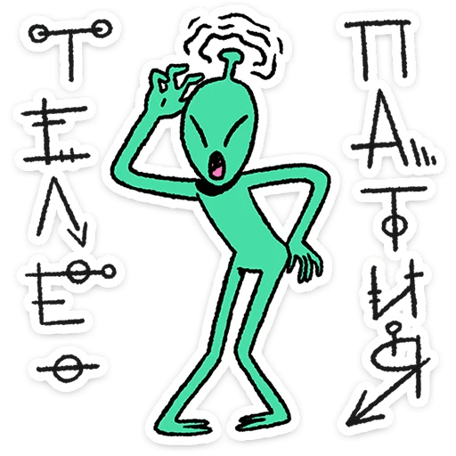  – стикер для Telegram