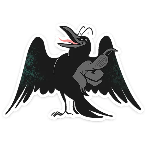  – стикер для Telegram
