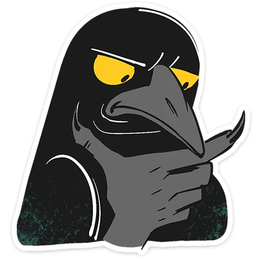  – стикер для Telegram