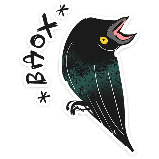  – стикер для Telegram