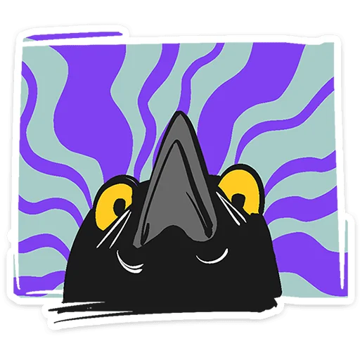  – стикер для Telegram