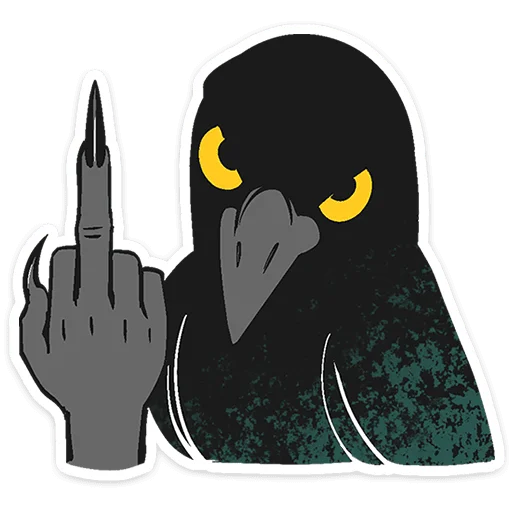  – стикер для Telegram