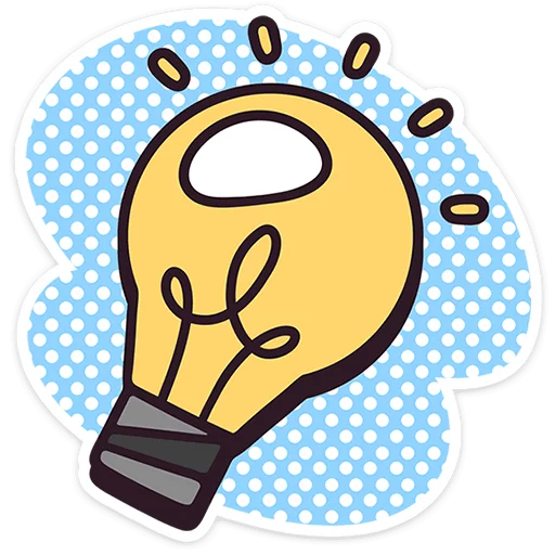  – стикер для Telegram