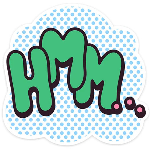  – стикер для Telegram