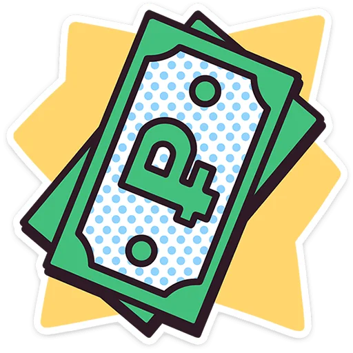  – стикер для Telegram