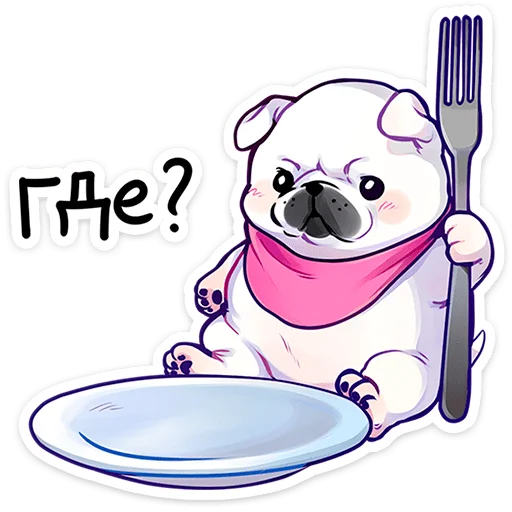  – стикер для Telegram
