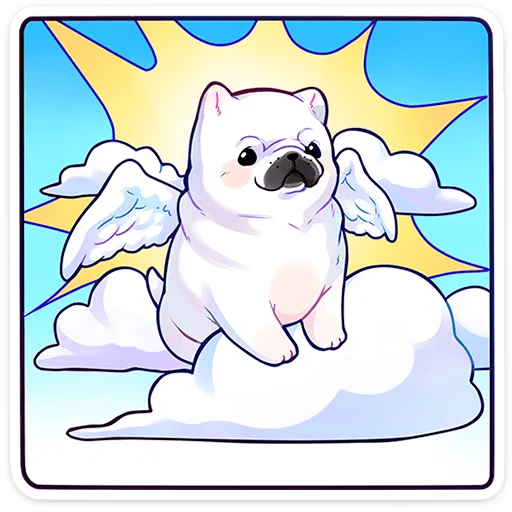  – стикер для Telegram