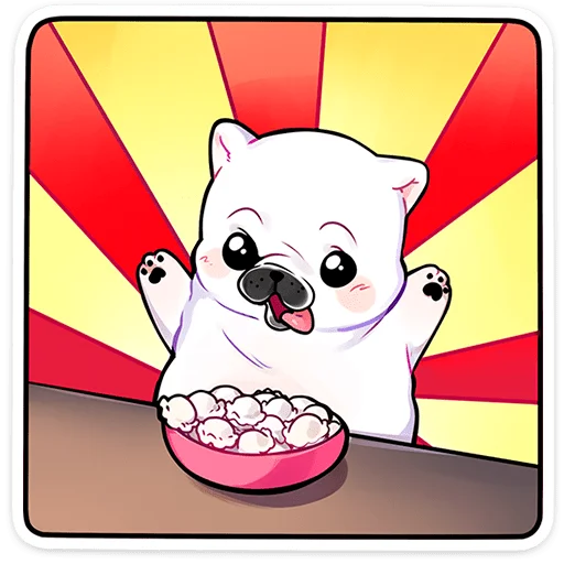  – стикер для Telegram