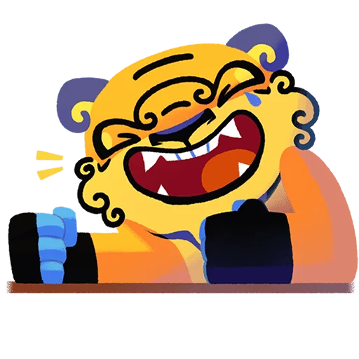  – стикер для Telegram