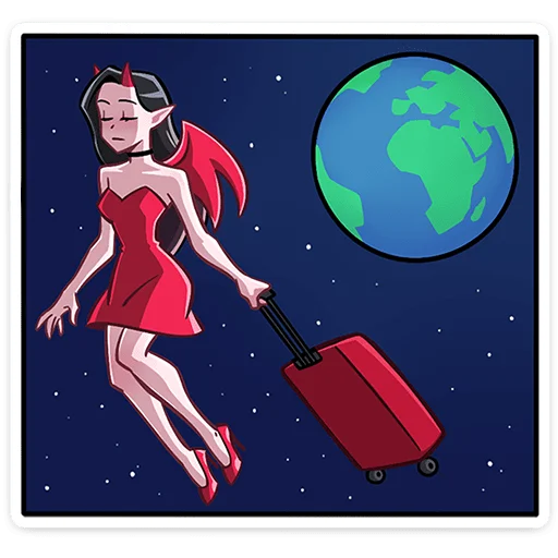  – стикер для Telegram