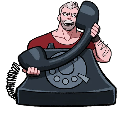  – стикер для Telegram