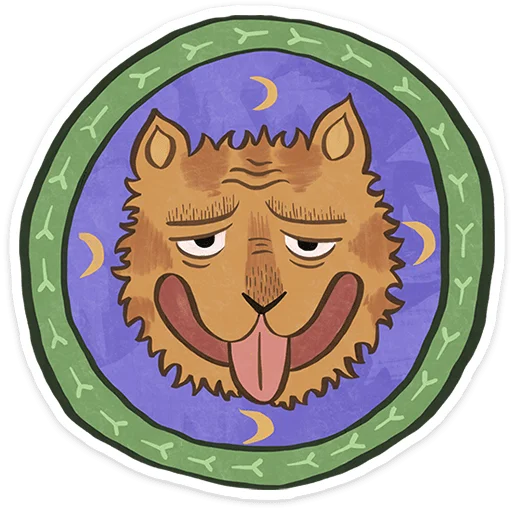  – стикер для Telegram