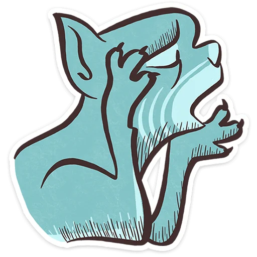  – стикер для Telegram