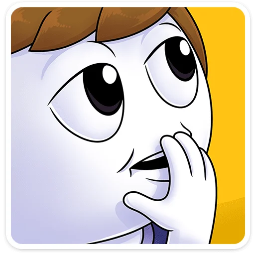  – стикер для Telegram
