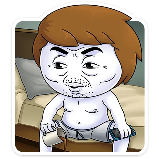  – стикер для Telegram