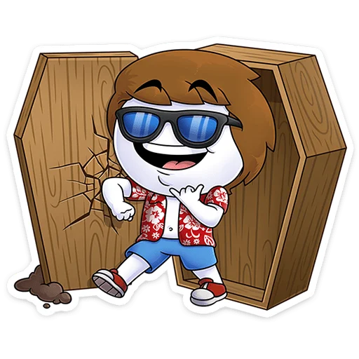  – стикер для Telegram