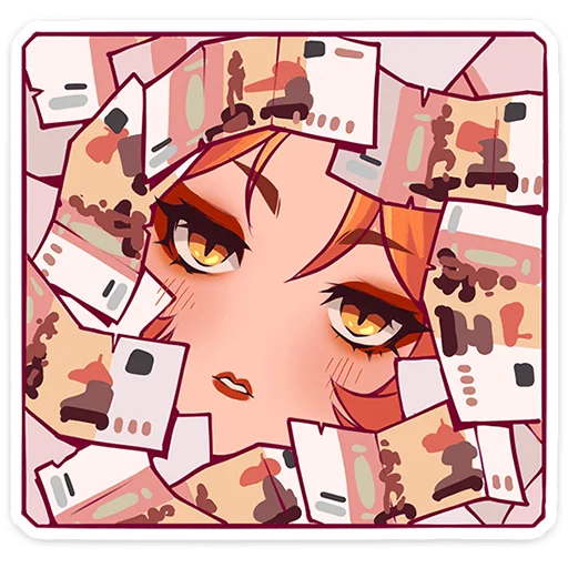  – стикер для Telegram