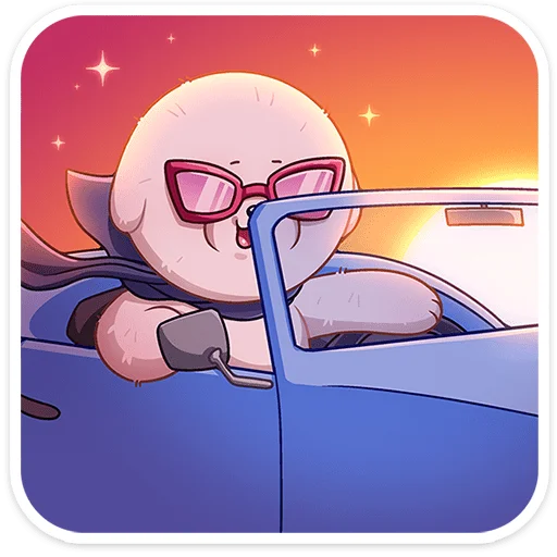  – стикер для Telegram