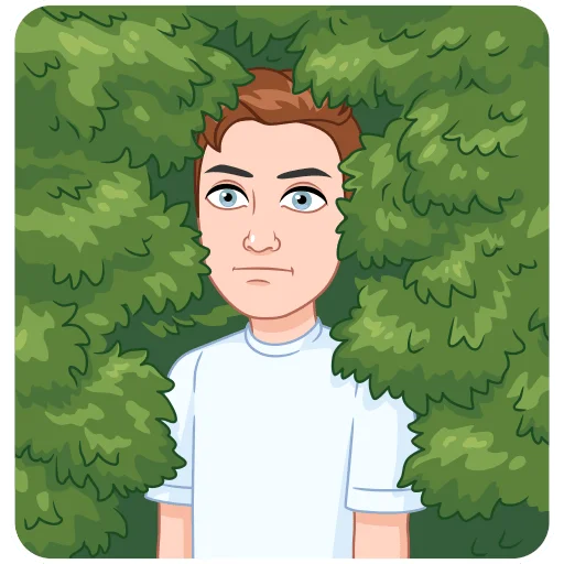  – стикер для Telegram