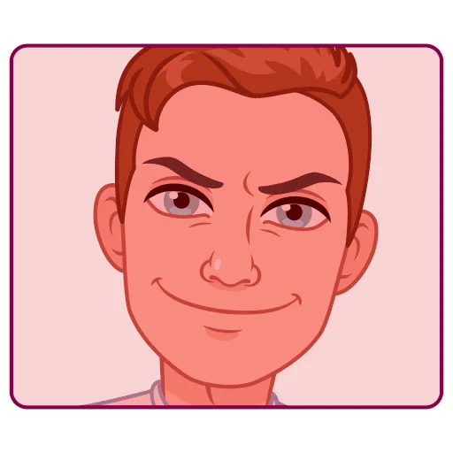  – стикер для Telegram
