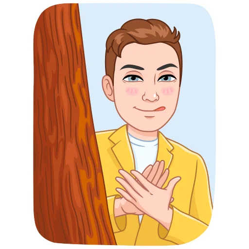  – стикер для Telegram