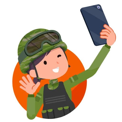  – стикер для Telegram