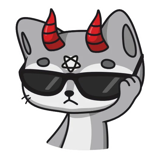  – стикер для Telegram