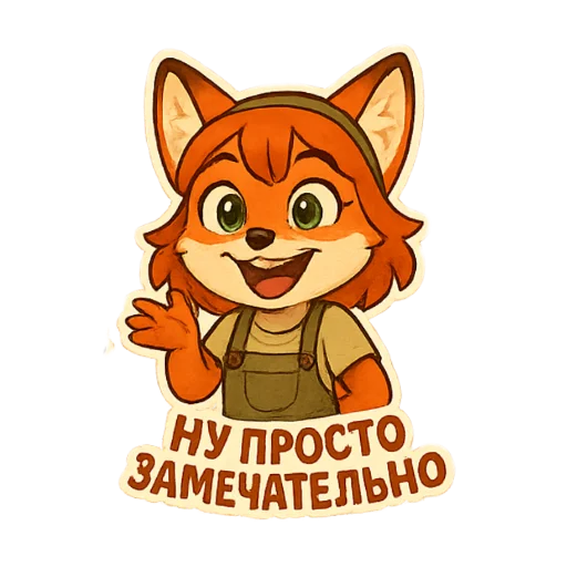  – стикер для Telegram