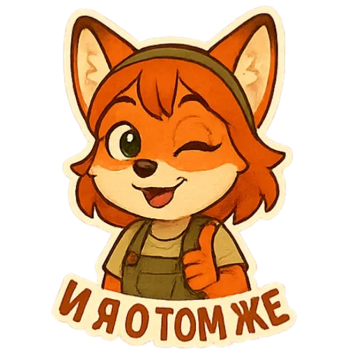  – стикер для Telegram