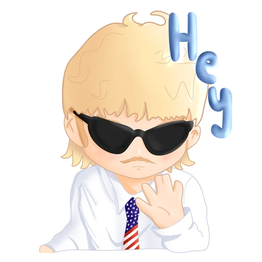  – стикер для Telegram