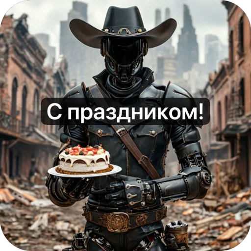  – стикер для Telegram