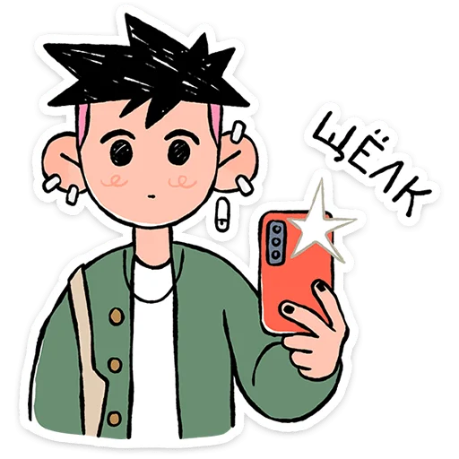  – стикер для Telegram