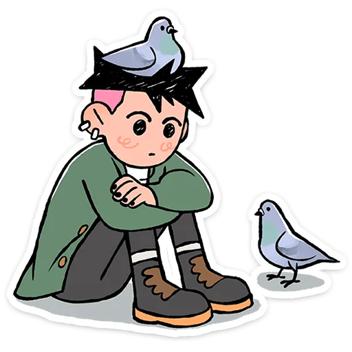  – стикер для Telegram