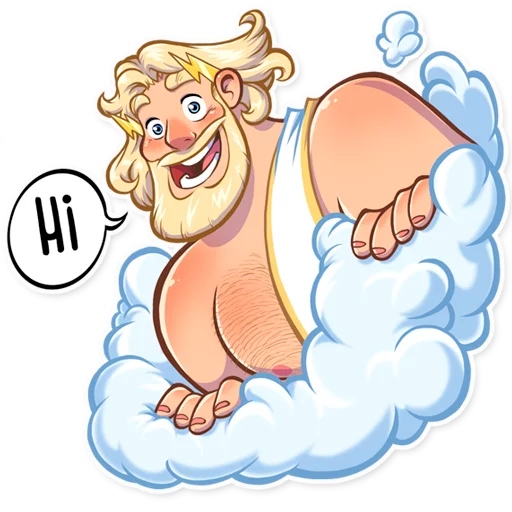  – стикер для Telegram