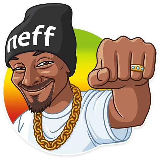  – стикер для Telegram