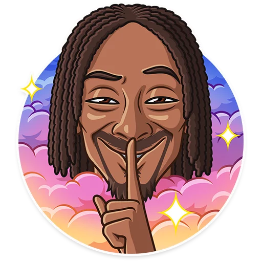  – стикер для Telegram