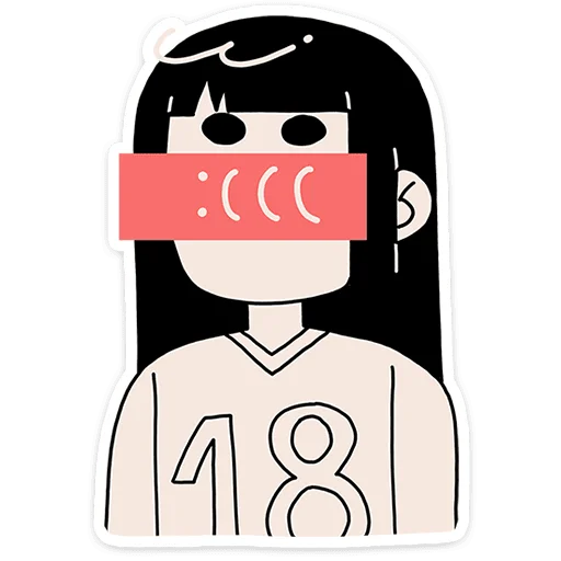  – стикер для Telegram